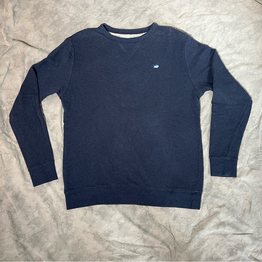 Southern Tide Lightweight Crewneck Sweatshirt. Men’s Medium. Navy Blue
